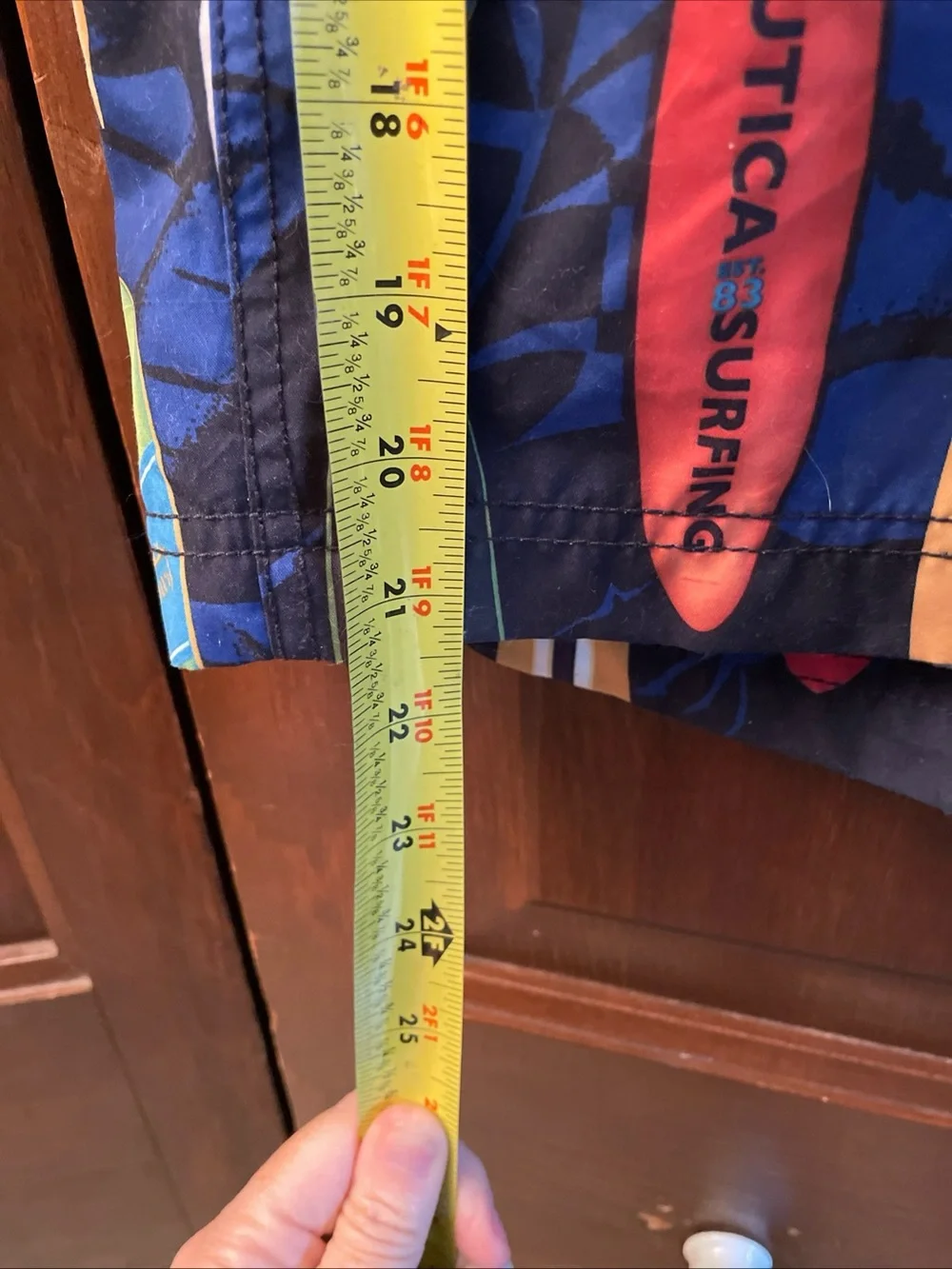 NICE Nautica mens swim shorts . Waist size 36